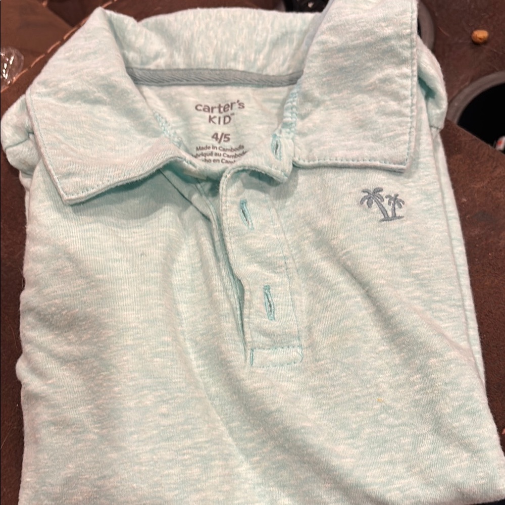 Carter's Blue Polo Shirt Classic Style
